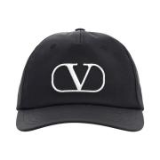 Vlogo Signature Baseball Hat Valentino Garavani , Black , Unisex