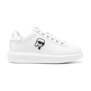 Stijlvolle Sneakers voor Mannen en Vrouwen Karl Lagerfeld , White , Da...