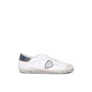 Katoen Elastan Sneakers Philippe Model , White , Heren