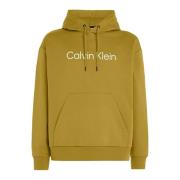 Biologisch katoenen hoodie Calvin Klein , Green , Heren