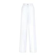 Stijlvolle Broek Dolce & Gabbana , White , Dames