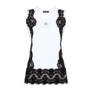 Stijlvol T-shirt Dolce & Gabbana , White , Dames