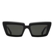 Zwarte Coccodrillo Zonnebril Retrosuperfuture , Black , Dames