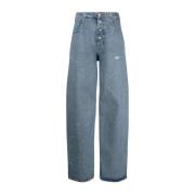 Jeans met versleten effect MM6 Maison Margiela , Blue , Dames
