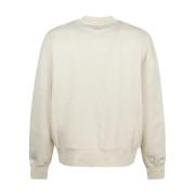 Logo Sweatshirt in Beige Ami Paris , Beige , Heren