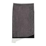 Midi Rok MM6 Maison Margiela , Black , Dames