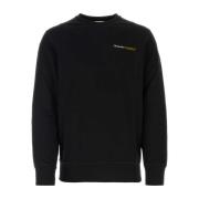 Zwarte katoenen sweatshirt Alexander McQueen , Black , Heren
