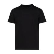 Heren Logo T-Shirt, Zwart, 100% Katoen Emporio Armani , Black , Heren