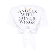 Stijlolle T-shirts en Polos Elisabetta Franchi , White , Dames