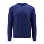 Blauwe Gebreide Kleding voor Heren Corneliani , Blue , Heren