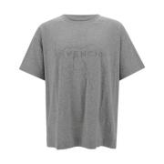 Boxy T-shirt met Korte Mouwen Fulmine Givenchy , Gray , Heren