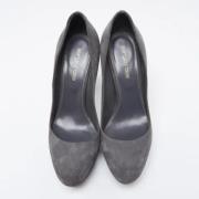 Pre-owned Suede heels Sergio Rossi Pre-owned , Gray , Dames