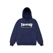 Eskemag hoodie Thrasher , Blue , Heren