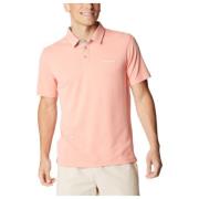 Heren Polo Shirt Columbia , Pink , Heren