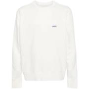 Logo Patch Sweatshirt Autry , White , Heren