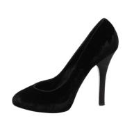 Pre-owned Velvet heels Dolce & Gabbana Pre-owned , Black , Dames