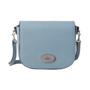 Kleine Darley Satchel, Poplin Blue Mulberry , Blue , Dames