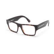 Bruin/Havana Optisch Montuur Prada , Brown , Heren