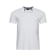 Heren Polo van 100% Katoen Superdry , White , Heren