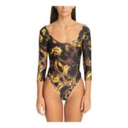 Abstract Multikleur Bodysuit Versace Jeans Couture , Multicolor , Dame...