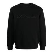 Zwarte Logo Sweatshirt Emporio Armani , Black , Heren