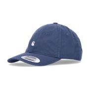 Madison Logo Cap - Gebogen Klep Streetwear Carhartt Wip , Blue , Heren