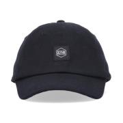 Logo Label Dad Hat met gebogen klep Dolly Noire , Black , Heren
