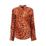 Luipaardprint Shirt Stella McCartney , Multicolor , Dames