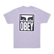 Eyes Icon 2 Lilac Chalk T-Shirt Obey , Purple , Heren