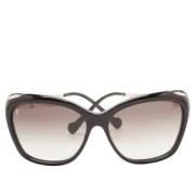 Pre-owned Acetate sunglasses Louis Vuitton Vintage , Black , Unisex