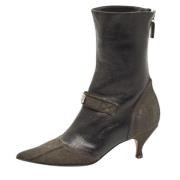 Pre-owned Denim boots Dior Vintage , Black , Dames