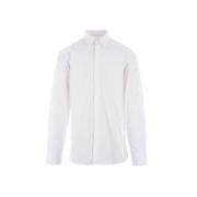Witte Katoenen Poplin Overhemd met 4G Borduursel Givenchy , White , He...