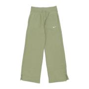 Wide-Leg Fleece Pant Alligator/Sail Nike , Green , Dames