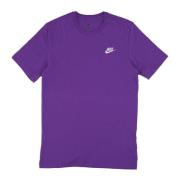 Paarse Cosmos Streetwear Club Tee Nike , Purple , Heren