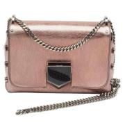 Pre-owned Leather shoulder-bags Jimmy Choo Pre-owned , Gray , Dames