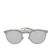 Pre-owned Metal sunglasses Dior Vintage , Gray , Dames