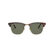 Rb3016 Zonnebril Clubmaster Classic Gepolariseerd Ray-Ban , Green , Da...