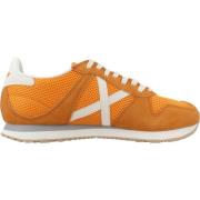 Moderne Stijlvolle Sneakers Munich , Orange , Heren