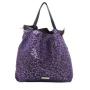 Pre-owned Leather totes Jimmy Choo Pre-owned , Purple , Dames