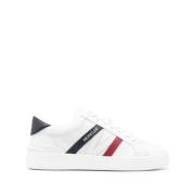 Witte lage sneakers Moncler , White , Dames