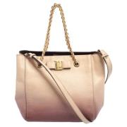 Pre-owned Leather totes Salvatore Ferragamo Pre-owned , Pink , Dames