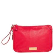 Pre-owned Leather clutches Marc Jacobs Pre-owned , Red , Dames