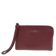Pre-owned Leather clutches Coach Pre-owned , Red , Dames
