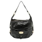 Pre-owned Leather handbags Michael Kors Pre-owned , Black , Dames