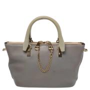 Pre-owned Leather totes Chloé Pre-owned , Gray , Dames