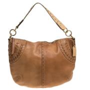 Pre-owned Leather handbags Coach Pre-owned , Brown , Dames