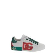 Leren Sneakers voor Heren Dolce & Gabbana , Multicolor , Heren