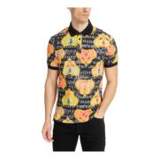 Abstract Multikleur Polo Shirt Versace Jeans Couture , Multicolor , He...