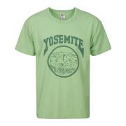 Groen Katoenen T-Shirt met Ezel Print Wild Donkey , Green , Heren