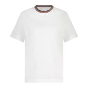 Comfortabel Katoenen T-Shirt met Gestreepte Kraag PS By Paul Smith , W...